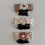 Children's Flower Headband with False Bangs Black 5