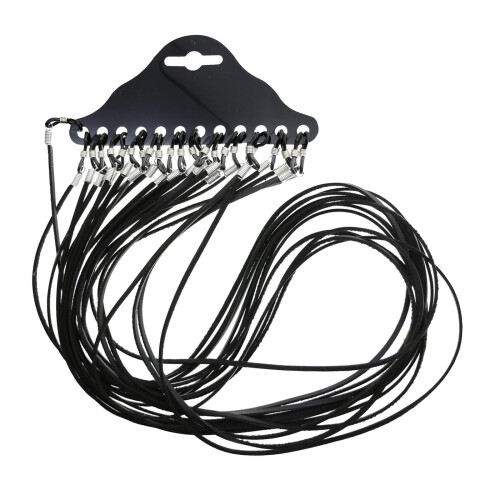 Eyeglass Strap Black Comfortable Lightweight 12 Pieces 1