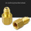 R1234YF to R134a Vacuum Pump Adapter Hose 4