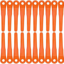 40 stuks kunststof vervangingsbladen, compatibel met Polycut 6-2, 6-3, 7-3, 28-2 en 48-2 trimmers. Duurzame trimmeronderdelen.