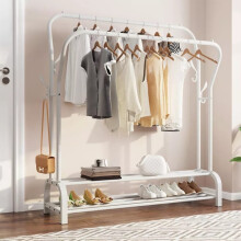 Heavy-Duty Clothes Rail Double Hanging Rack Stand