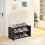 Plastic Shoe Rack Cabinet Dust-Proof Multi-Layer 4