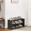 Plastic Shoe Rack Cabinet Dust-Proof Multi-Layer 5