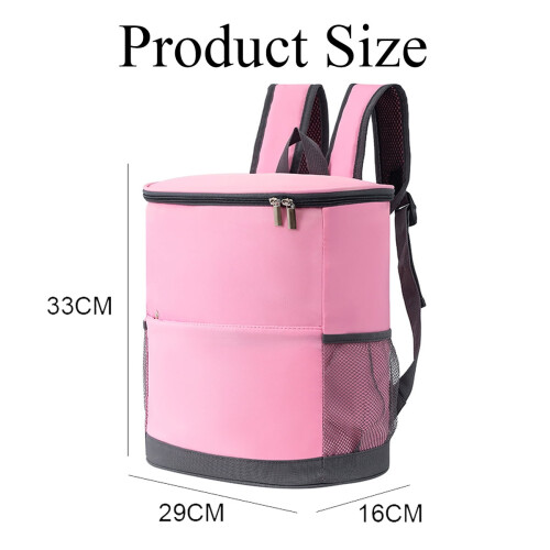 Insulated Waterproof Cooler Backpack Pink 1