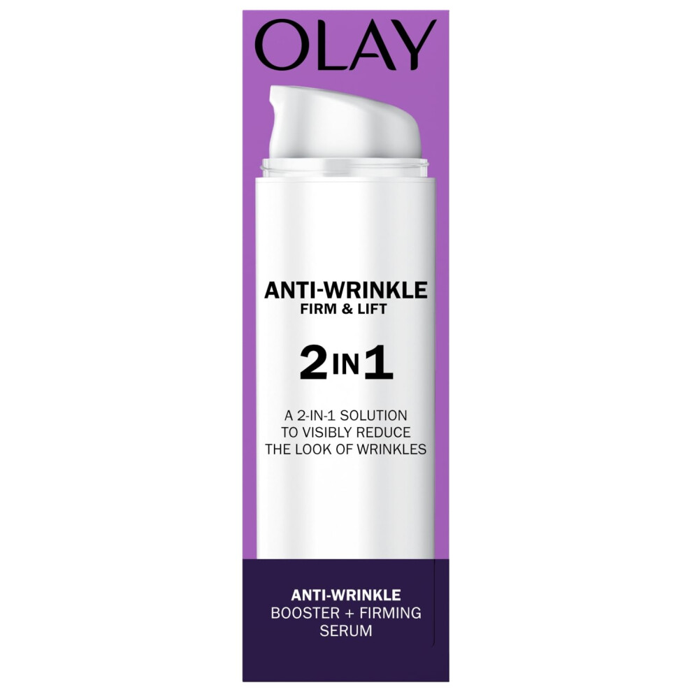 Olay Anti-Wrinkle Firm And Lift 2In1 Booster And Firming Serum 50Ml