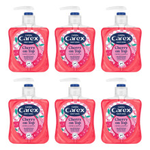 Carex Cherry On Top Antibacterial Handwash 6x250ml, Antibacterial