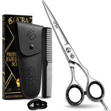 OCBA Professional 6" Hairdressing Scissor Sharp Hair Cutting Scissors for Barbers Hairdressers & Stylists Beard & Haircut Scissors for Men & Women