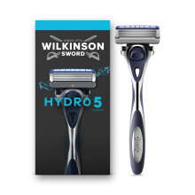 Wilkinson Sword Hydro 5 Razors for Men, Skin Hydration, Carbon Coated Blades, Men