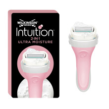 WILKINSON SWORD - Intuition Ultra Moisture Razor and Blade For Women | Pack of 1 Blade and Handle| No Shave Gel Needed