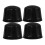 BESTONZON Rubber Lug Nut Covers for ATV Wheels 4 pcs 5