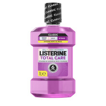 Listerine Total Care Intense Taste Classic Antibacterial Mouthwash (1000ml), Fresh Mint Blast Flavour With 6-in-1 Benefits