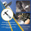 5 Piece Universal Brake Caliper Piston Rewind Tool Kit with Handle for Disc Brake Maintenance 5