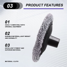 Small Circular Mop for  Mova Z50 Ultra Sweeping Robot Replacement Parts Washable Mopping Pads