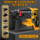 Cordless Brushless Electric Hammer Drill Rotary SDS 6