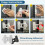 6-Pack Adhesive Fridge Lock - Easy Installation & Child Safety Refrigerator Latch Black 5