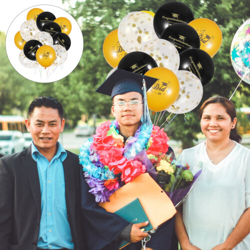 Graduation Balloons Set with Ribbon 1
