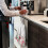 Hummingbird Flower Kitchen Hand Towels with Hanging Loops 5