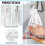 Hummingbird Flower Kitchen Hand Towels with Hanging Loops 6