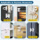 6-Pack Adhesive Fridge Lock - Easy Installation & Child Safety Refrigerator Latch Black 7