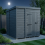 7x7 Pent Composite Shed Tanalised (Single Door, No Windows) 3