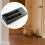 Rubber Door Stopper Silicone Wedge 2 Pack Black 7