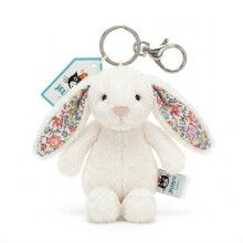 Llavero con forma de conejito para bolsos y mochilas, incluye bolsa guardapolvo, accesorio de peluche suave para uso diario.
