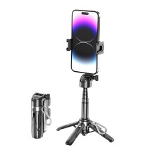 Τρίποδο Selfie Stick για iPhone, Τρίποδο Smartphone με Τηλεχειριστήριο, Επεκτάσιμο, Πε