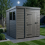 7x7 Pent Composite Shed Tanalised (Single Door, With Windows) 3