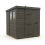 7x7 Pent Composite Shed Tanalised (Single Door, With Windows) 2
