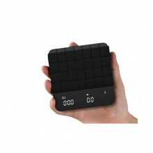Újratölthető mini kávémérleg időzítővel, 2 kg 0,3 g precíziós eszpresszó mérleg, hordozható digitális mérleg 4 hónappal