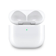 AirPods 4 töltőtok, vezeték nélküli Bluetooth fülhallgató tok USB-C porttal, hordozható fehér csere