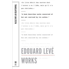 Edouard Leve Works by Edouard Leve Paperback Book