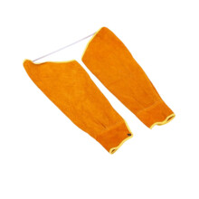 Leather Welding Sleeves for Men and Women, Heat Resistant Cowhide Arm Guards, Flame Retardant Protection for G