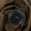 Black Retro Pocket Watch with Embossed Design and Sturdy 3