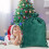 Christmas Ornament Drawstring Bag Green Cloth Storage Bag 1