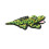Tuffy Medium Ocean Creature Alligator, 1 stuk 1