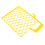 Yellow Plastic Paint Screen with Tray Partition 4