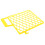 Yellow Plastic Paint Screen with Tray Partition 8