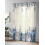 Blue and White Sheer Curtains 52 x 84 in Light Filtering 4