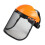 Forestry Mesh Visor Cover Orange 1