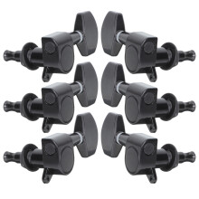 Unbranded guitar knob tuning tool set black 6 pcs