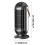 Ceramic Space Heater Remote Control 1500W 3
