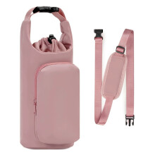 Borsa porta borraccia con tasca per telefono, adatta a bicchieri termici da 32 oz e 40 oz, con isolamento termico e tracolla regolabile