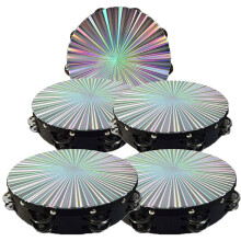 Soumake Tambourine 8/10 Inch Double Row Jingle Bells