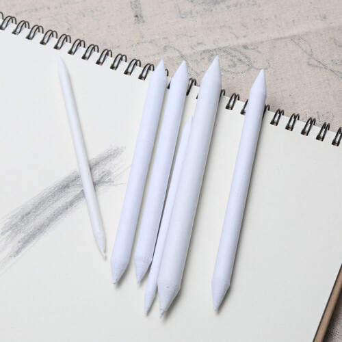 Paper Tortillion Blending Stumps Sketch Tool White 18PCS 1