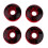 PU Skating Skate Wheels Air Replacement Accessories 4 Pcs 2
