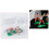 Mini soccer figures football goal post model railway 6
