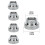 Faucet Adapter Kit Brass Aerator Connector 5 Pcs 1