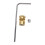 Thumb Stud for Folding Knives Stainless Steel Gold 110 3