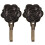 20Pcs Metal Rose Flower Curtain Tie Back Tieback Holders Wall Hooks Decor 2